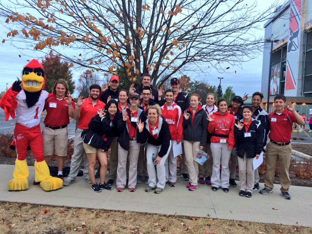drdhank's tweet image. BSU AT students ready to provide medical coverage for the Chase Charlie 5k @BallStateCAST #ChirpChirp #AT4ALL