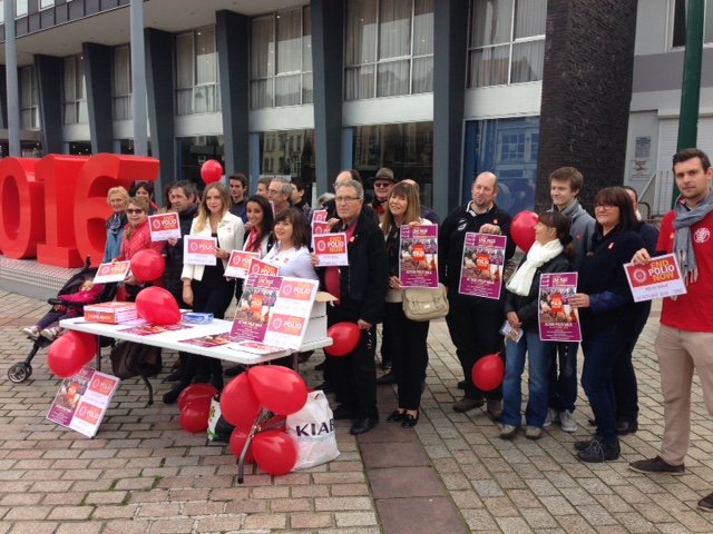 RACLensArtois's tweet photo. #PolioWalk à #lens. Mobilisés tous ensemble pour éradiquer la #polio #endpolio #rotaract #Rotary https://t.co/JlSpBcxMpZ