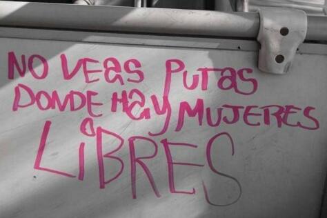 SpanishRVLTN's tweet photo. "Y si ser libre, es ser puta, pues somos reputas." https://t.co/VUB0HSlLF3