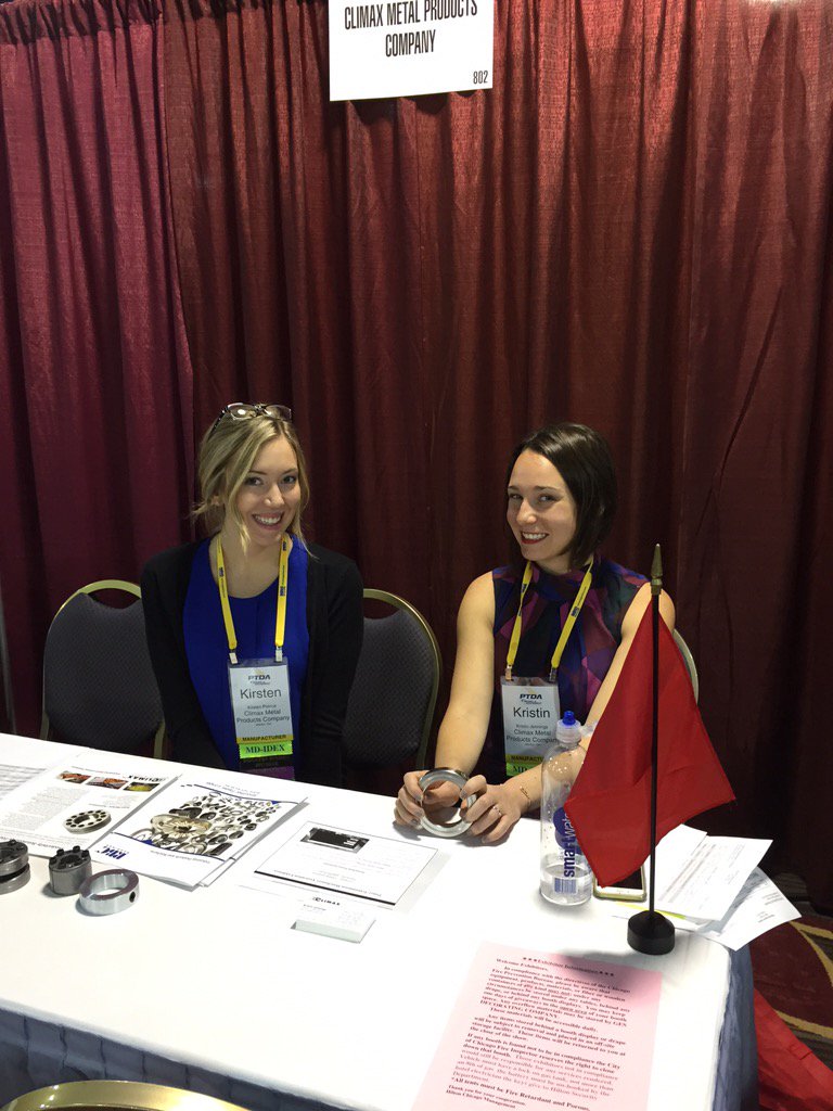 PTDAorg's tweet photo. Red Flag UP means STOP by to chat! #PTDA15IS @climaxmetal Booth 802 #MDIDEX https://t.co/cQu5Wm7Am2