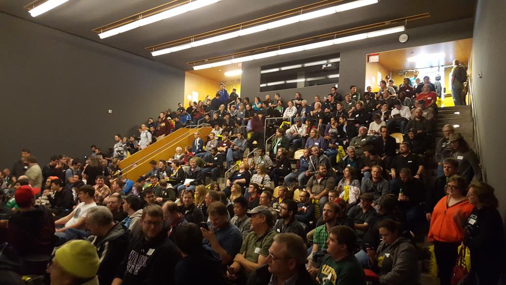 MNHeadhunter's tweet photo. End of Twin Cities Code Camp: a really good day for the local tech community. Reminder @wheniwork is hiring #tccc19 https://t.co/I2q90GrXab