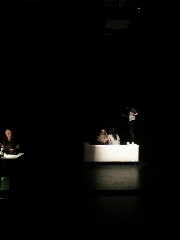HAJ_x's tweet photo. Artist Project. One more day until our assessment🎭 #thirdyearproject #contemporarytheatre https://t.co/DKxhfQWcpy