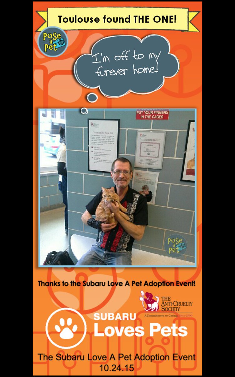 So #incredible to see our #app helpin <a href="/subaru_usa/">Subaru</a> n <a href="/AntiCruelty/">Anti-Cruelty</a> help #pets find homes! Find your #bestfriend today!