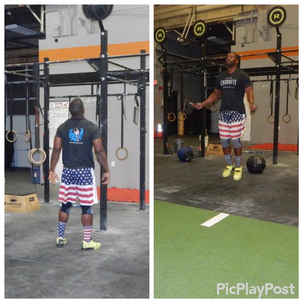 JarradMichaelJ's tweet photo. #WOD 21,18,15,12,9,6,3 #wallballs / #handreleasepushups 42,36,30,24,18,12,6 #DoubleUnders 11:36 @KILLCLIFF @Reebok https://t.co/1kCkdxsMDs