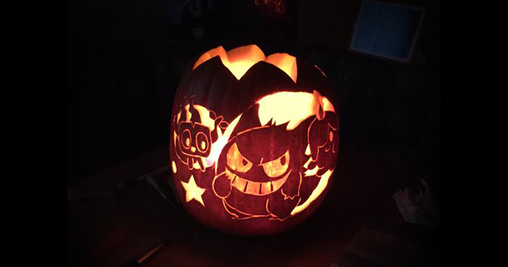 Adorable pumpkin carving by Trainer Laura! #PokemonHalloween bit.ly/1KXdyAr