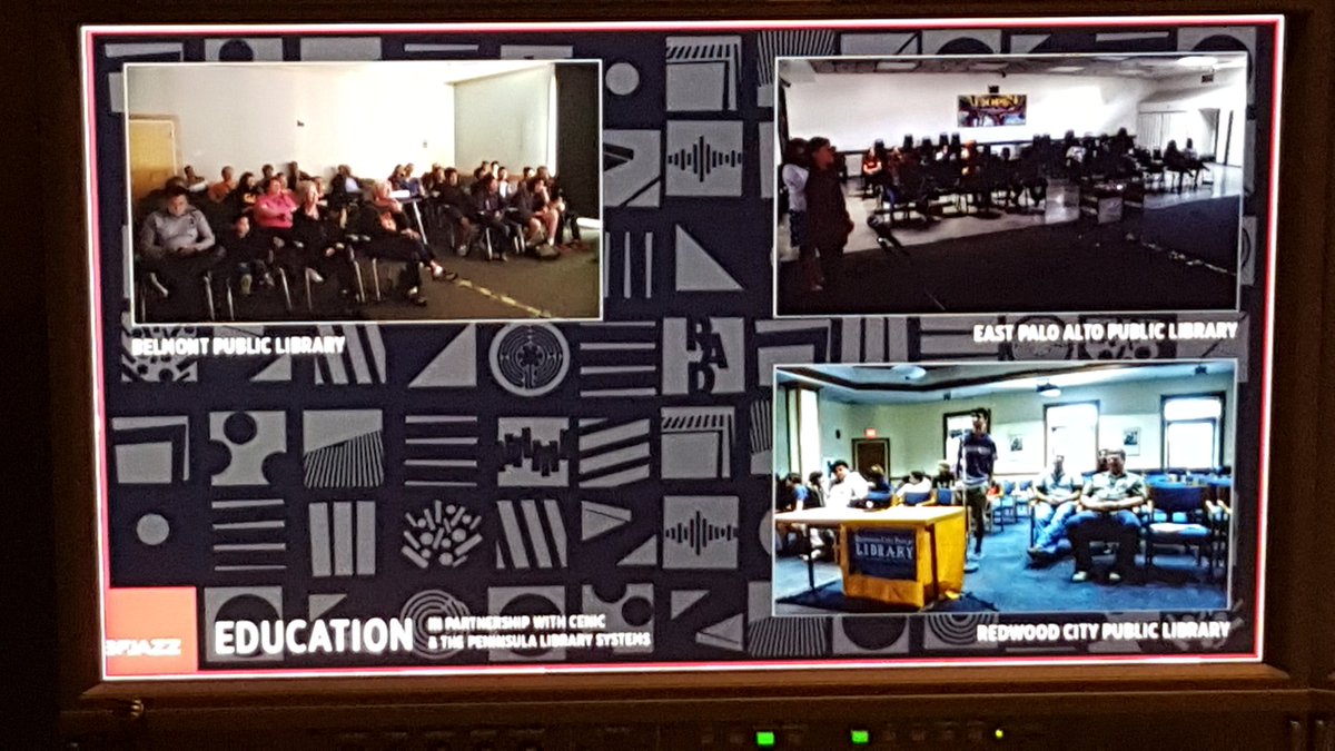 bigsqueak's tweet image. Congrats @SFJAZZ! Live multisite connection with @SFJAZZCollectiv and 3 # libraries today. @CENICNews #UltraGrid