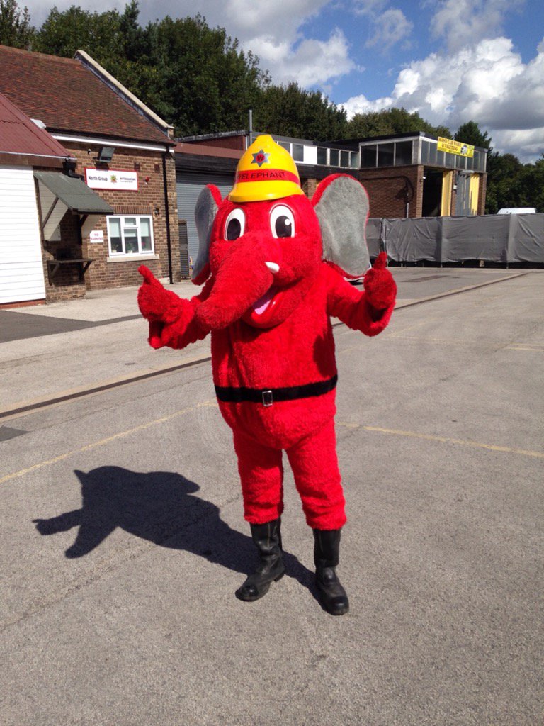 nottsfire's tweet image. When you put your clocks back tonight, why not test those smoke alarms too? Welephant has! #TickTockTest
