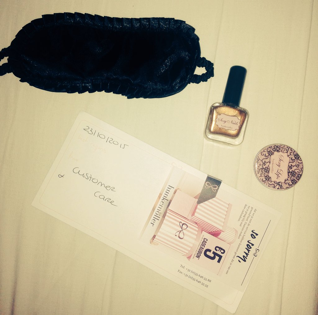 Thanks for the gifts!! Superleuk dat jullie dat nog doen. 🙌🏻 <a href="/Hunkemoller/">Hunkemöller</a>