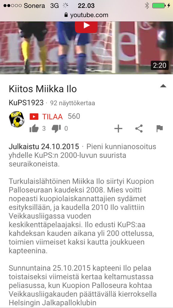 SusannaIlo's tweet photo. So proud. Vikaa kertaa, cmon #KuPS. Huomenna mennään! #familyiseverything #milo #elkapu https://t.co/likkoPBTcQ