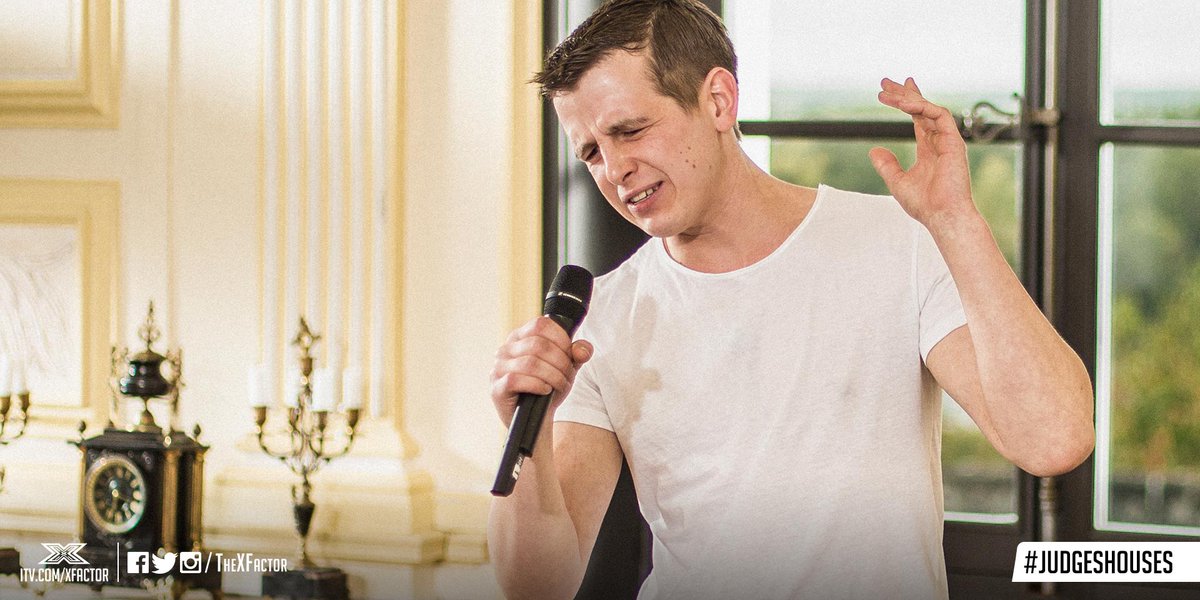 TheXFactor's tweet photo. After Max Stone's Six Chair Challenge experience, things can only get better at #JudgesHouses, right? 💪🙌👌 https://t.co/TpgnO03m14