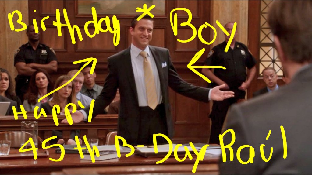 Happy Birthday Raúl Esparza!!!     You are the best Broadway and TV actor!! Keep up the great  outstanding work! 