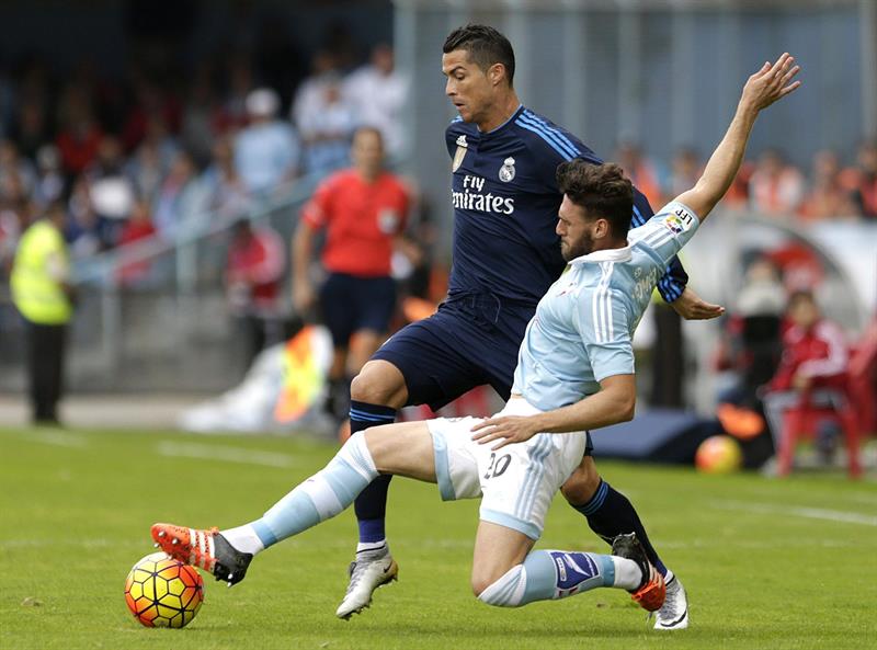 bbva's tweet photo. [FINAL 1-3] El @RealMadrid vence al @RCCelta_oficial en Balaídos en el duelo de líderes https://t.co/SNqls72EjY https://t.co/Okz9NmVVRj