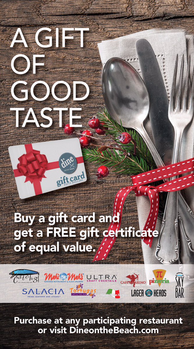 VABeachResorts's tweet photo. Get ahead of the game, give a gift card to everyones favorite beach restaurants. 
Buy Now: https://t.co/EVTMPKyyxK https://t.co/RZnvnjLnou