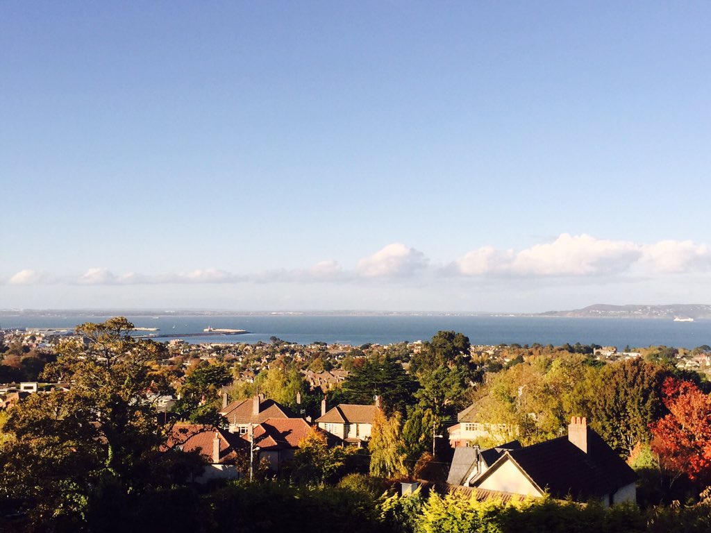 FitzCastle's tweet photo. The view from our Bridal suite this afternoon ๐ Happy Saturday everyone!โ๏ธ#whataview #fitzpatrickcastle #bridalsuite https://t.co/d9RiIKnE8w