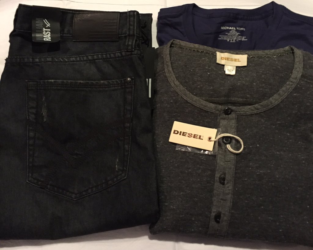 FLYGUY_threads's tweet photo. Don't miss out on exclusive designer brands! #diesel #michaelkors #williamrast #flyguythreads #fgt https://t.co/CVPlC0enkY