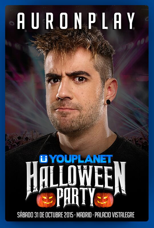 auronplay's tweet photo. Nos vemos en halloween con @YouPlanet_es, os espero con esta cara de enfermo mental. https://t.co/zx3wugalSc https://t.co/ozdeFhuy1t