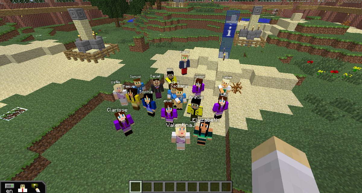 Mr_Ullman's tweet photo. First @minecraftedu session yesterday! Check out our #classphoto! #minecrafteu https://t.co/yKZfKUU18s