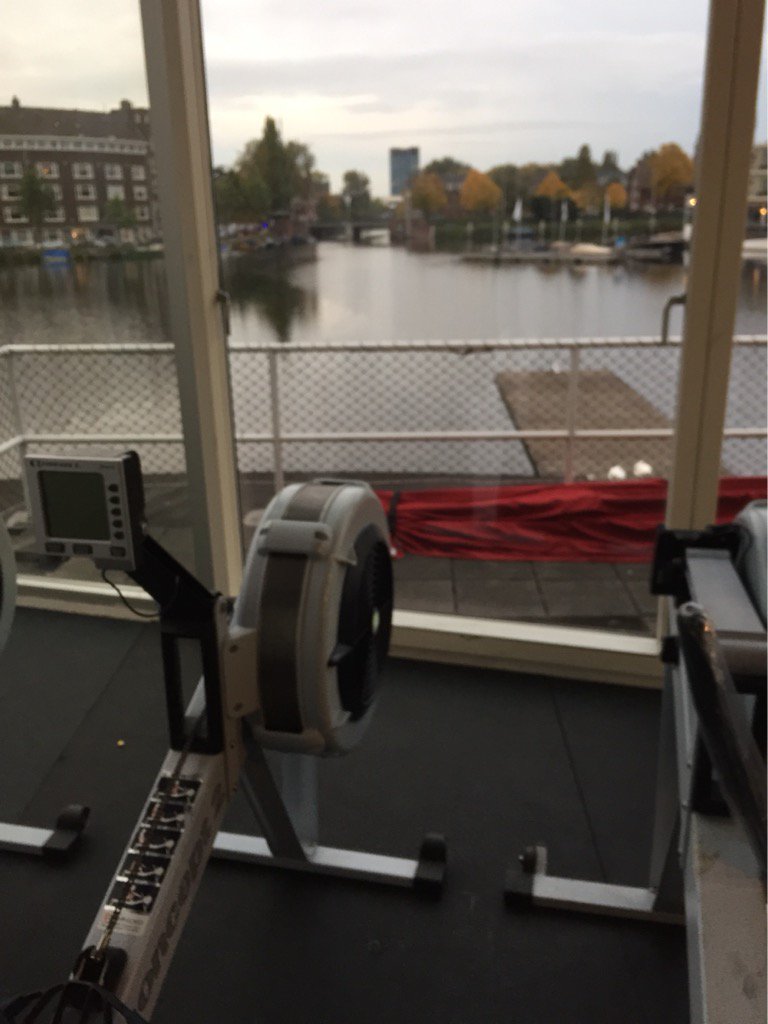 <a href="/RZVDeAmstel/">R&ZV De Amstel</a> ergometer view! #almostfeelslikerowing