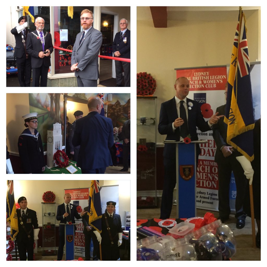 rob_bayley's tweet image. What honour it was to help open Lydney poppy shop today #proud @pinserellas @ForestTraders @colly75 @ForestofDeanNet