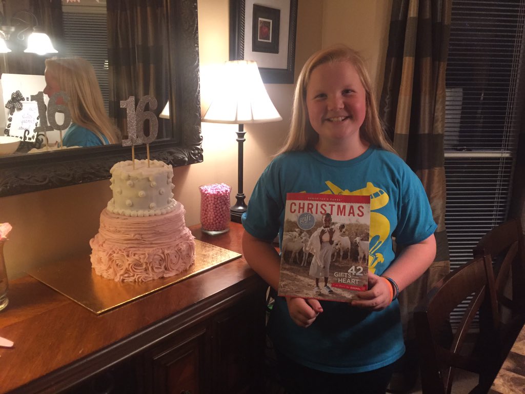 GabetheCakeMan's tweet photo. @SamaritansPurse the parents of the birthday girl we made cake for donated a household water purifier!#sweetgiving https://t.co/V5xCI31UFQ