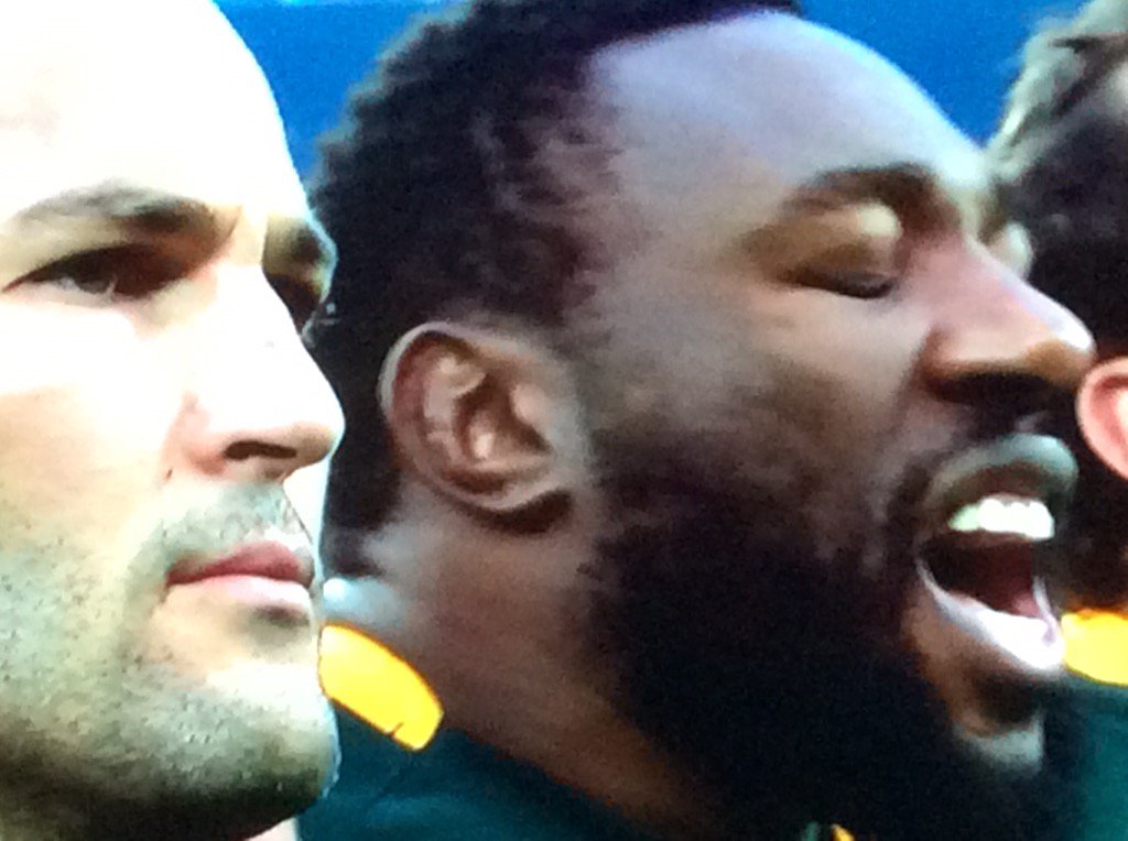 sontondlovu's tweet photo. Where's the #MandelaMagic when you need it? #GoBokke #RWC2015 #RSAvNZL https://t.co/1N1zrGOY5H