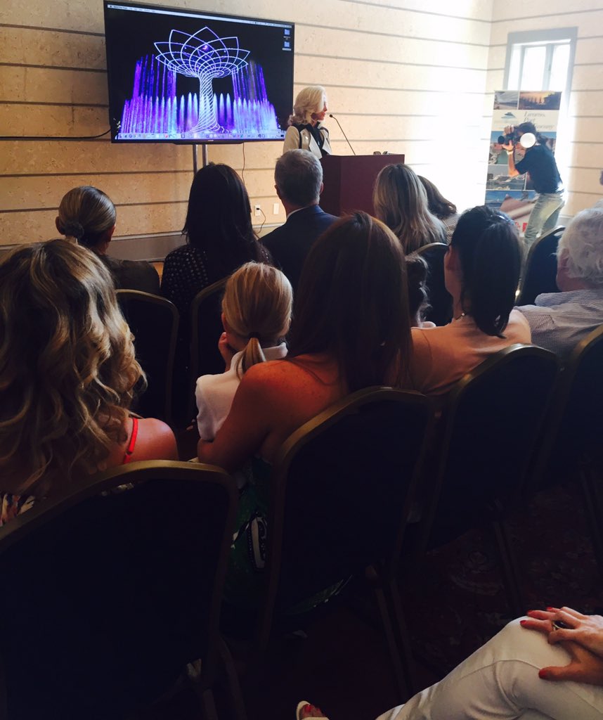 OdliInc's tweet photo. @MariaSachs helps us kick off #lafestaitaliana. A true honor to have her present! We are forever grateful to you. https://t.co/Mx4Kjjx0xe