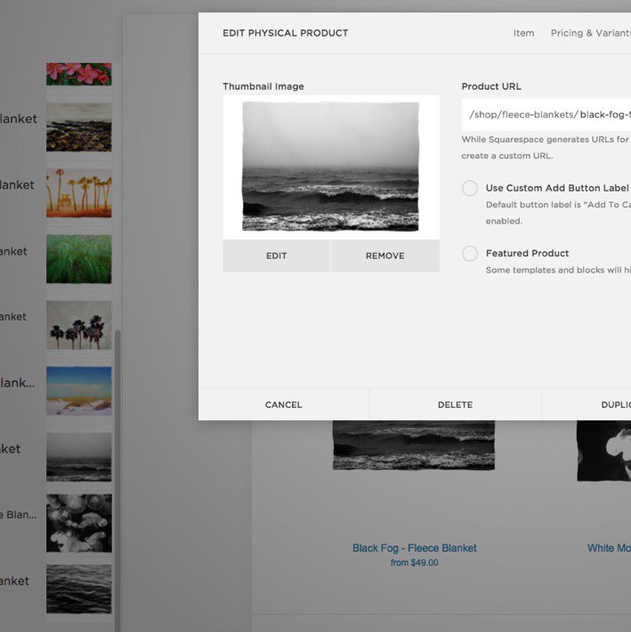 NatureCityCo's tweet image. A little #bts of adding new product! 🌴🌞🌊 #squarespace #builditbeautiful #fleeceblankets #naturecityco