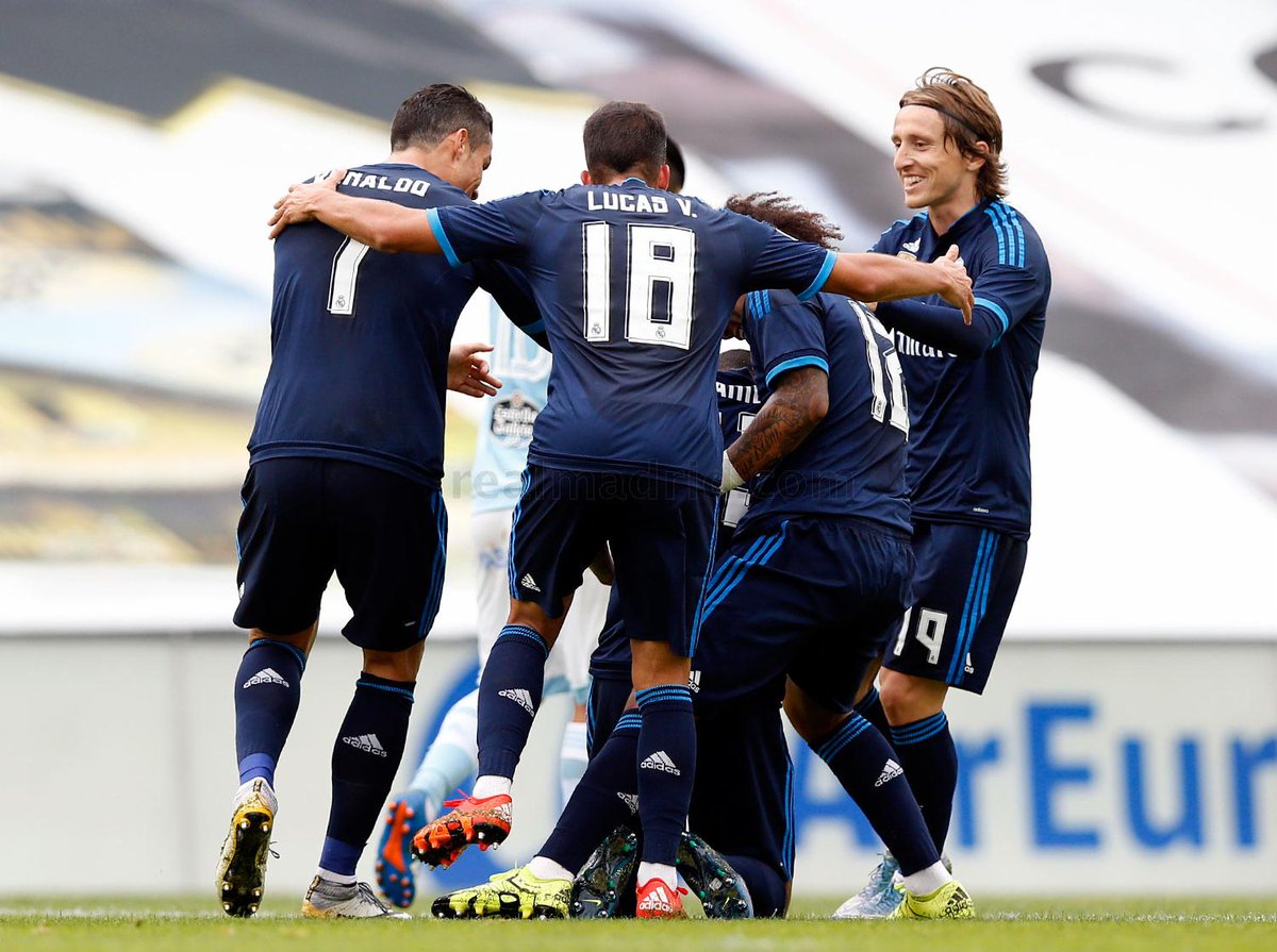 Real Madrid menjadi tim dengan pertahanan terbaik di 5 liga top Eropa dengan hanya kebobolan 3 gol. #HalaMadrid