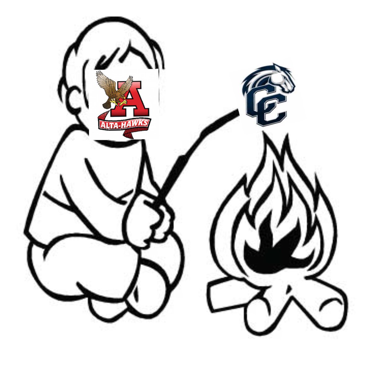 suddenlyjaren's tweet photo. Twitter after the game last night #AltaVsCc https://t.co/X0kV17KzEl