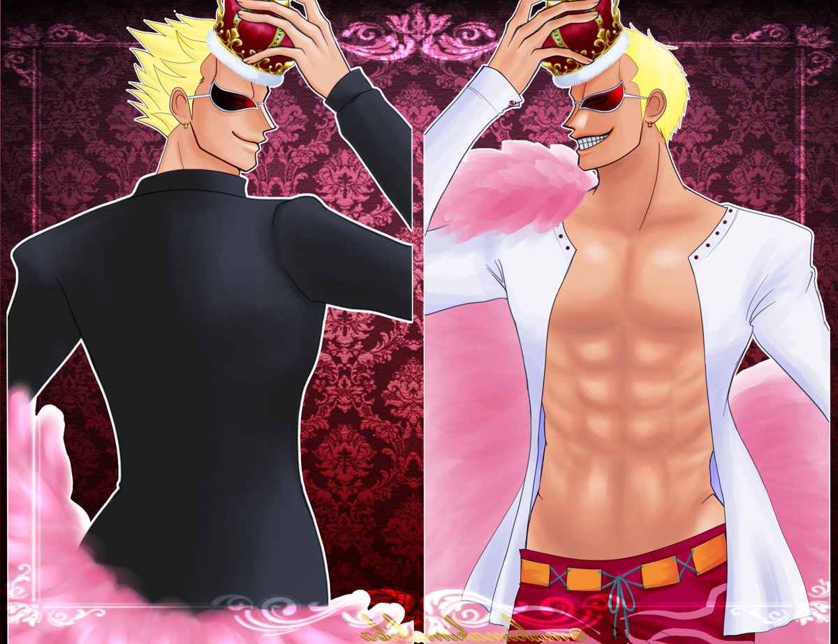 旦那の在宅明けたら浮上したい On Twitter 絵茶怖いわ W 俺romる てか若若様のピアス描き忘れとったけんうpり直すね ワンピース Onepiece ドフラミンゴ Https T Co 72idwckdab