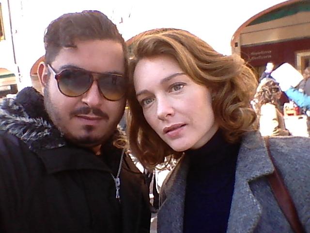 devicienti2014's tweet image. Selfie con Cristiana Capotondi...