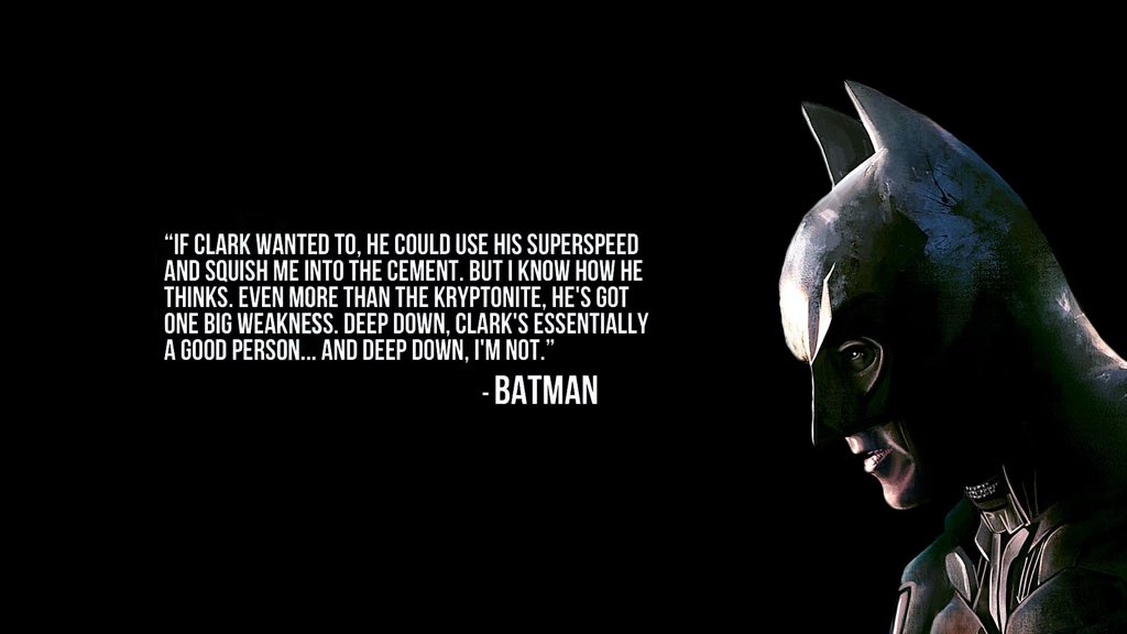 ltsDarkKnight's tweet photo. Batman > Superman https://t.co/Rz5Viwljtw