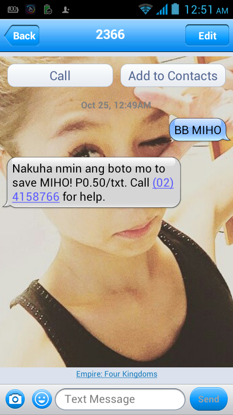 thisismeAnnn's tweet photo. Tayo ang lalaban para sa kanila db? Kaya Vote na! BB MIHO BB TOMMY SEND TO 2366 #PBBfinalJUMP https://t.co/jcKuMQLECY