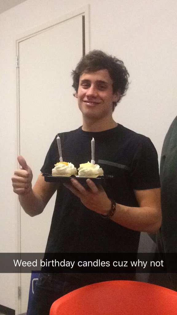 When in Holland, use joints as birthday candles