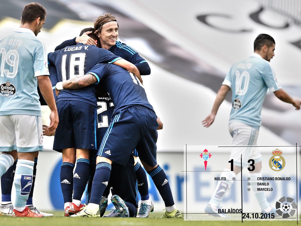 realmadrid's tweet photo. ¡No olvides descargar el fondo de pantalla de nuestra victoria ante el Celta! 

https://t.co/SFWG8VngqM

#RMLiga https://t.co/z6qwpBZqs7