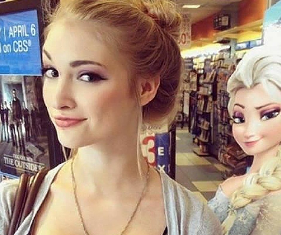 mtvspain's tweet photo. Esta chica tiene el título de ser la Elsa de carne y hueso. ¿Se parece? Entra: https://t.co/C2z3uAIELh https://t.co/Iev7xppP5j