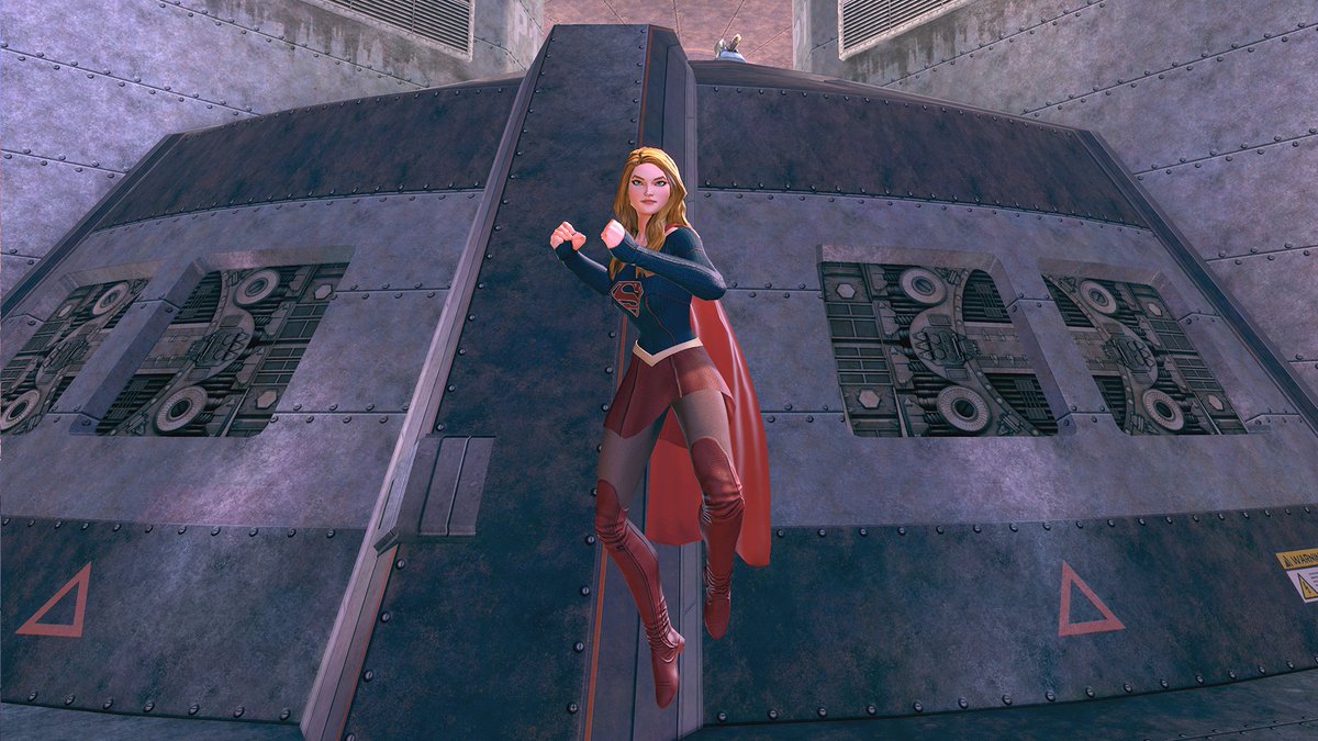 DCOfficial's tweet photo. The premiere of @Supergirlcbs is on Monday, and @DCUO is ready with #Supergirl's new look! https://t.co/1bBvGLKCSg