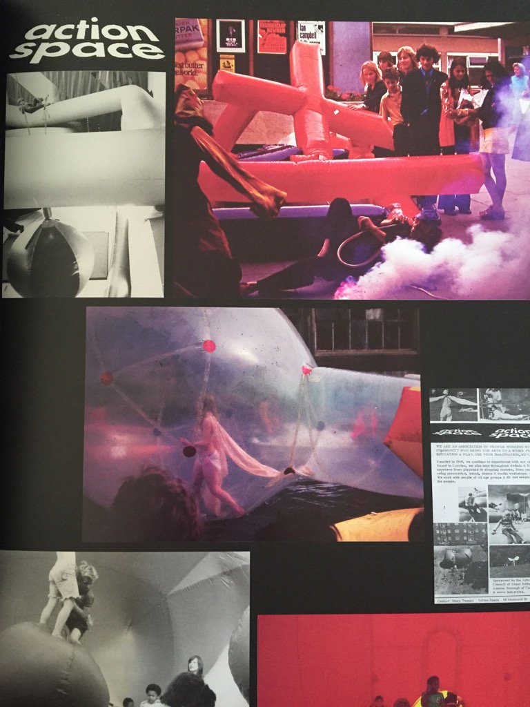 FSpampinatoNY's tweet photo. Rare images of late 1960s British radical art/archi collective #ActionSpace from new issue of @Landfill_MM #MouldMap https://t.co/csKfB4c0JI