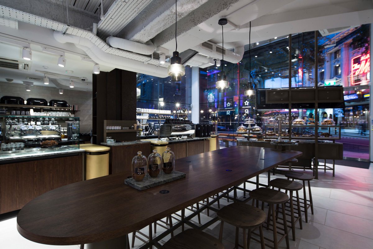 Starbucks's tweet photo. Introducing the new Starbucks Reserve Bar in #London. https://t.co/wejcxdxCm2 https://t.co/N4PUPx354p