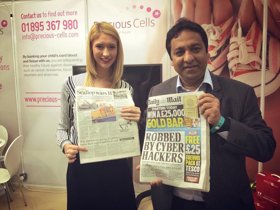 Precious_Cells's tweet photo. Did you see the article about Precious Cells in the Mail today? https://t.co/yhdoi8QBO9 #stemcellbank #thebabyshow https://t.co/YD7trVBg1Z