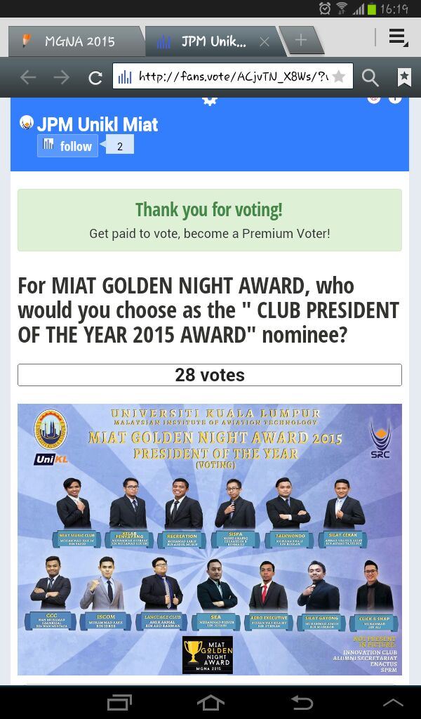 SISPAMIAT's tweet photo. Vote for our Pres.. Shafiq Ihsanudin https://t.co/0YBeZgEyNH @sispauthm @UniKLBMI_ @UniKLOfficialTw https://t.co/QHH1GrKQah