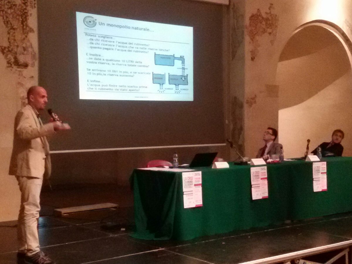 retemmt's tweet photo. #Basciu ora Pordenone "Stato emettitore valuta non può mai essere senza soldi,BCE tiene eurozona in scarsità moneta" https://t.co/L3ifj2nOFJ