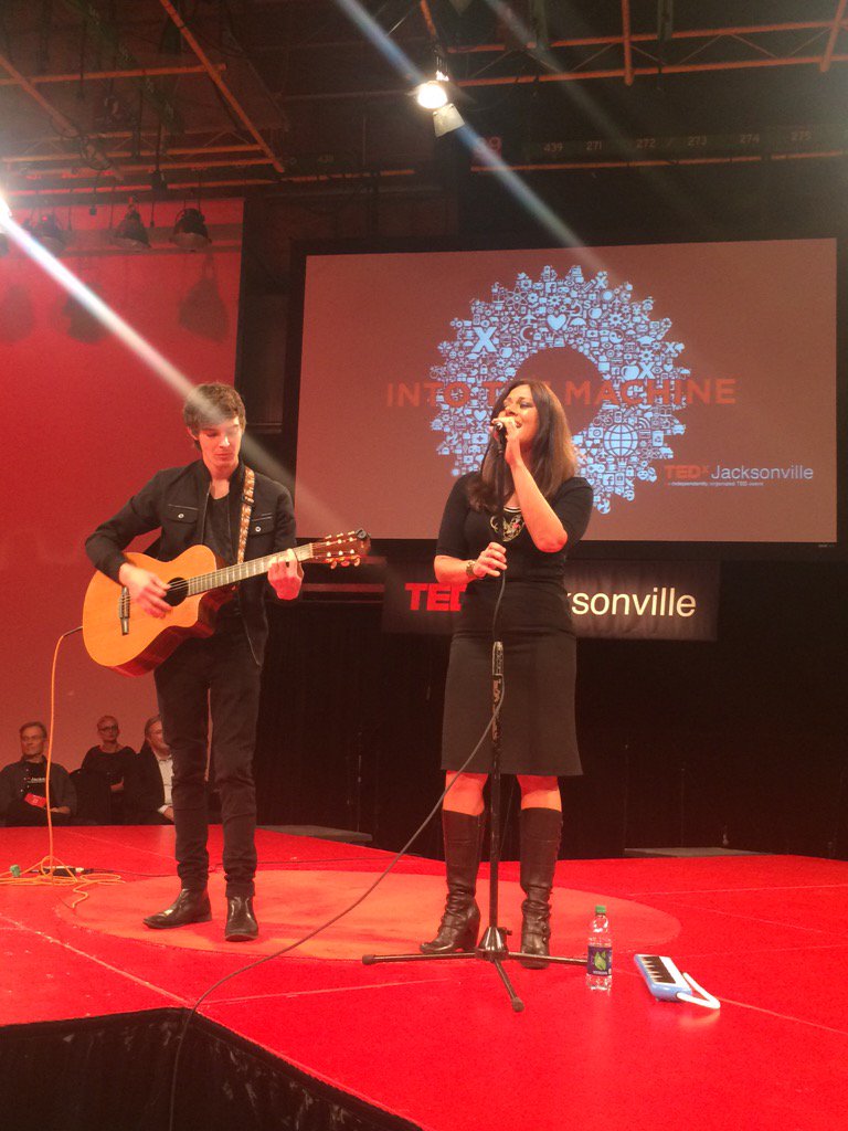 Indie rock and Brazilian bozanova (sp?) rocks my world. #ComplicatedAnimals #TEDxJAX