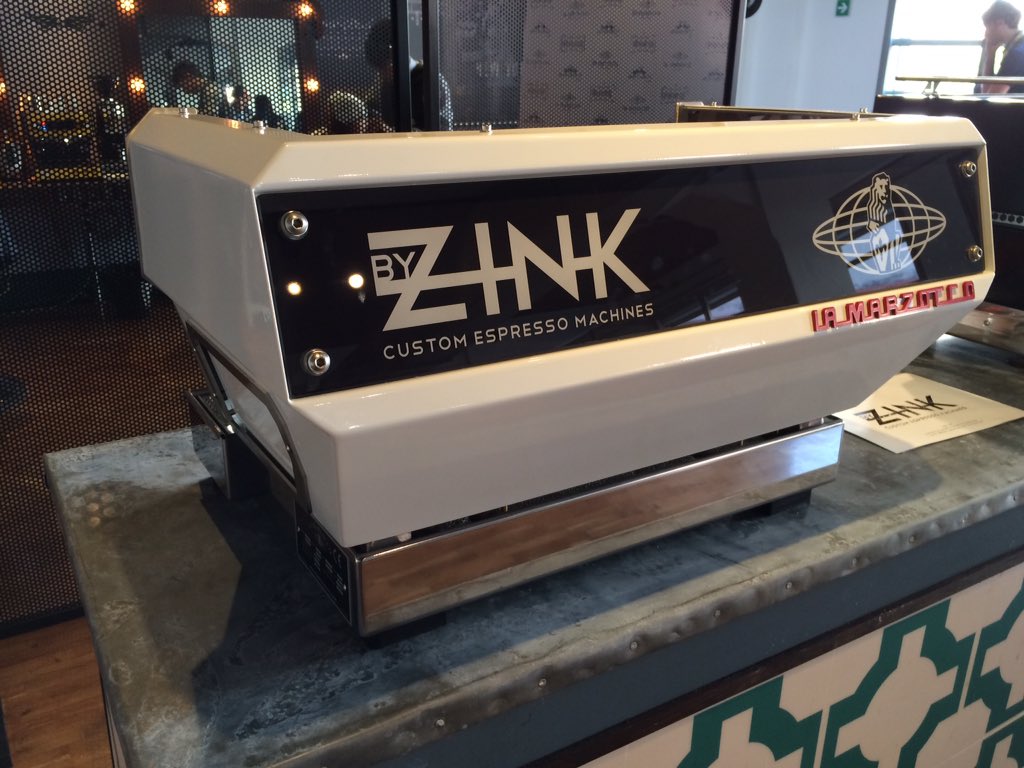 by_zink's tweet photo. New #customdesign Z2 #byzink introduced at #lamarzocco #ootb2015 https://t.co/quQOAeUvh5