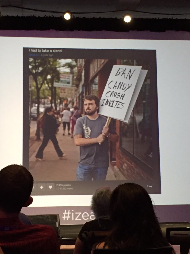 carlymcreates's tweet photo. Truth @unmarketing #izeafest https://t.co/qKFQBtfLyc