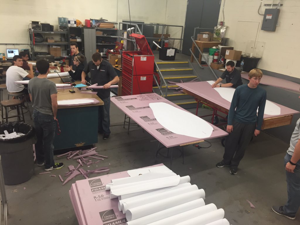 MSOEsmv's tweet photo. back to work! starting the mold-making process for this year's body! @MSOE https://t.co/GVmHTBGaZf