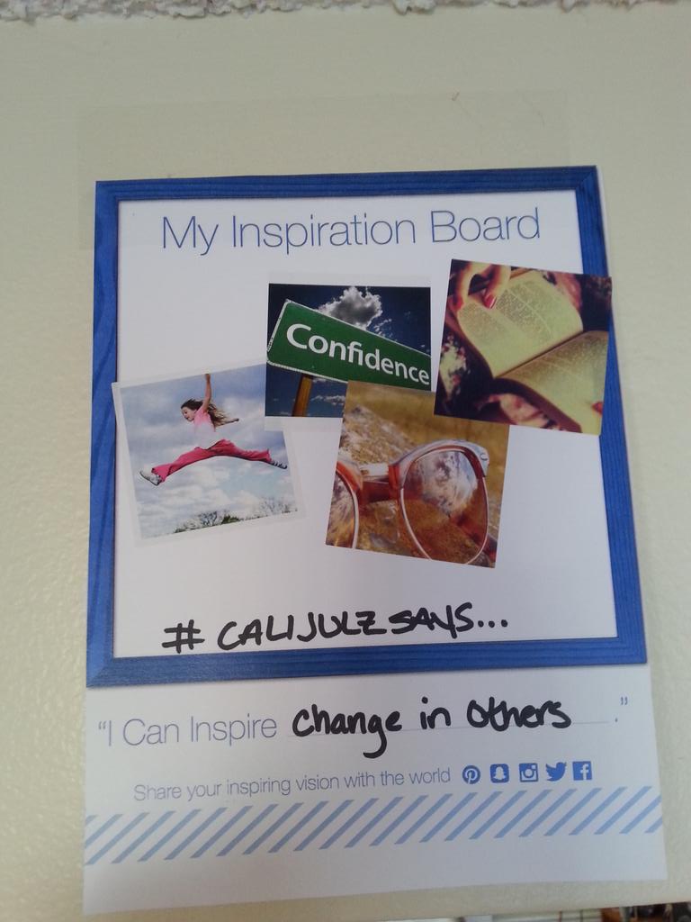 calijulz's tweet image. #inspirationboard @Dove #sparkselfesteem &quot;I can inspire. .change in others&quot; #calijulzsays #sponsored @HousePartyFun