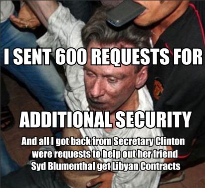 Chris Stevens sent 600 requests for security