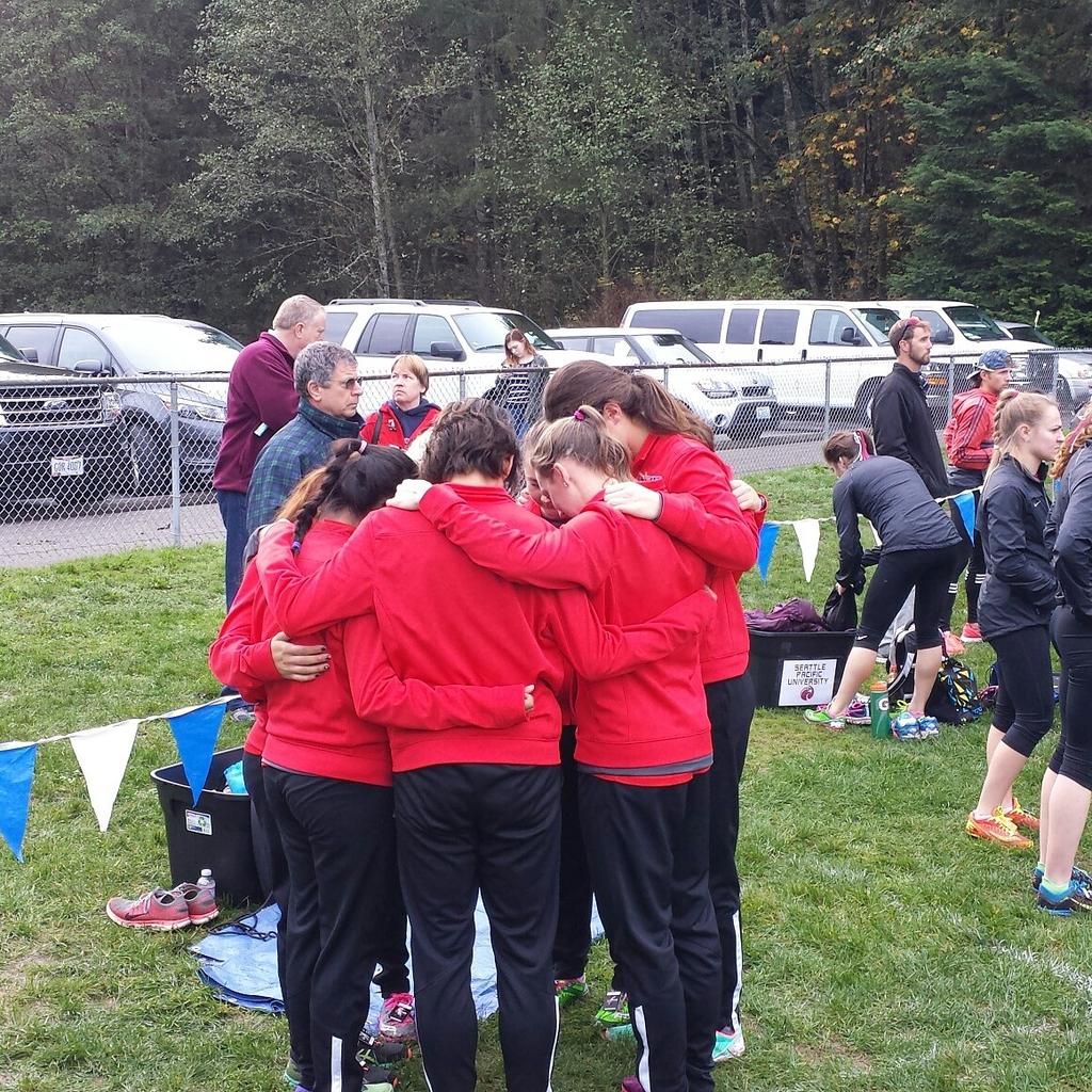 SMU_trackfield's tweet photo. The women are currently running at the GNAC Championships. #saintsalive https://t.co/JOAyI9fI4f