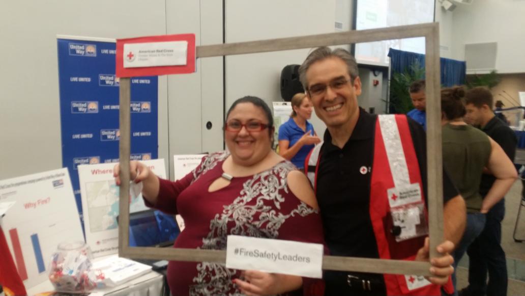 loweresidence's tweet photo. Making friends and learning about fire safety with @SFLRedCross #FireSafetyLeaders
#LeadershipMiami https://t.co/S4AxZCZn7S